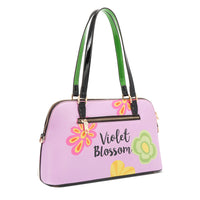 VIOLET BLOSSOM DOME SHOULDER BAG