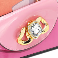 VIOLET BLOSSOM DOME SHOULDER BAG