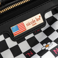 VIOLET BLOSSOM DOME SHOULDER BAG