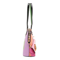 VIOLET BLOSSOM DOME SHOULDER BAG