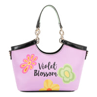 VIOLET BLOSSOM HANDBAG