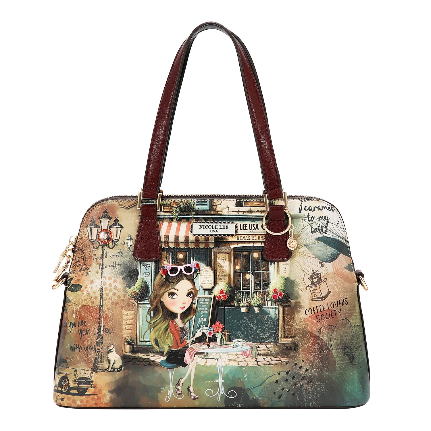 VIRTUAL FRIEND SATCHEL BAG