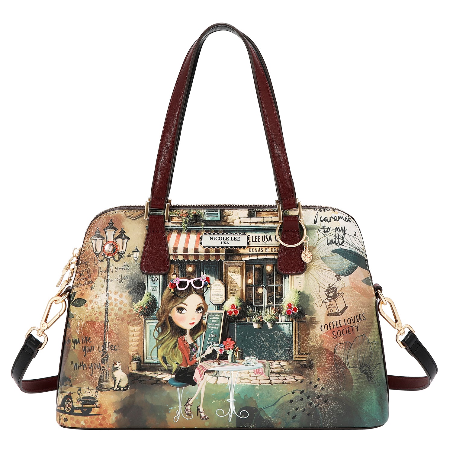 VIRTUAL FRIEND SATCHEL BAG