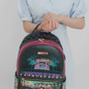 LARGE USB FASHION BACKPACK WITH CHARGING PORT AND POUCH