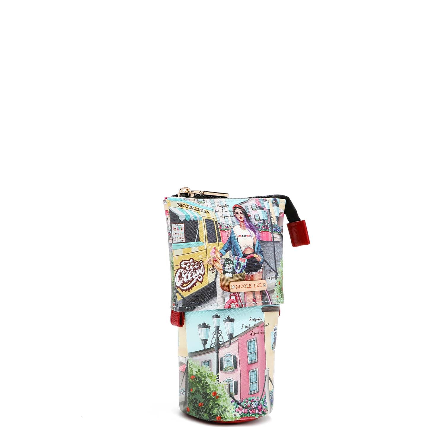 LAYERED MAKEUP BRUSH HOLDER