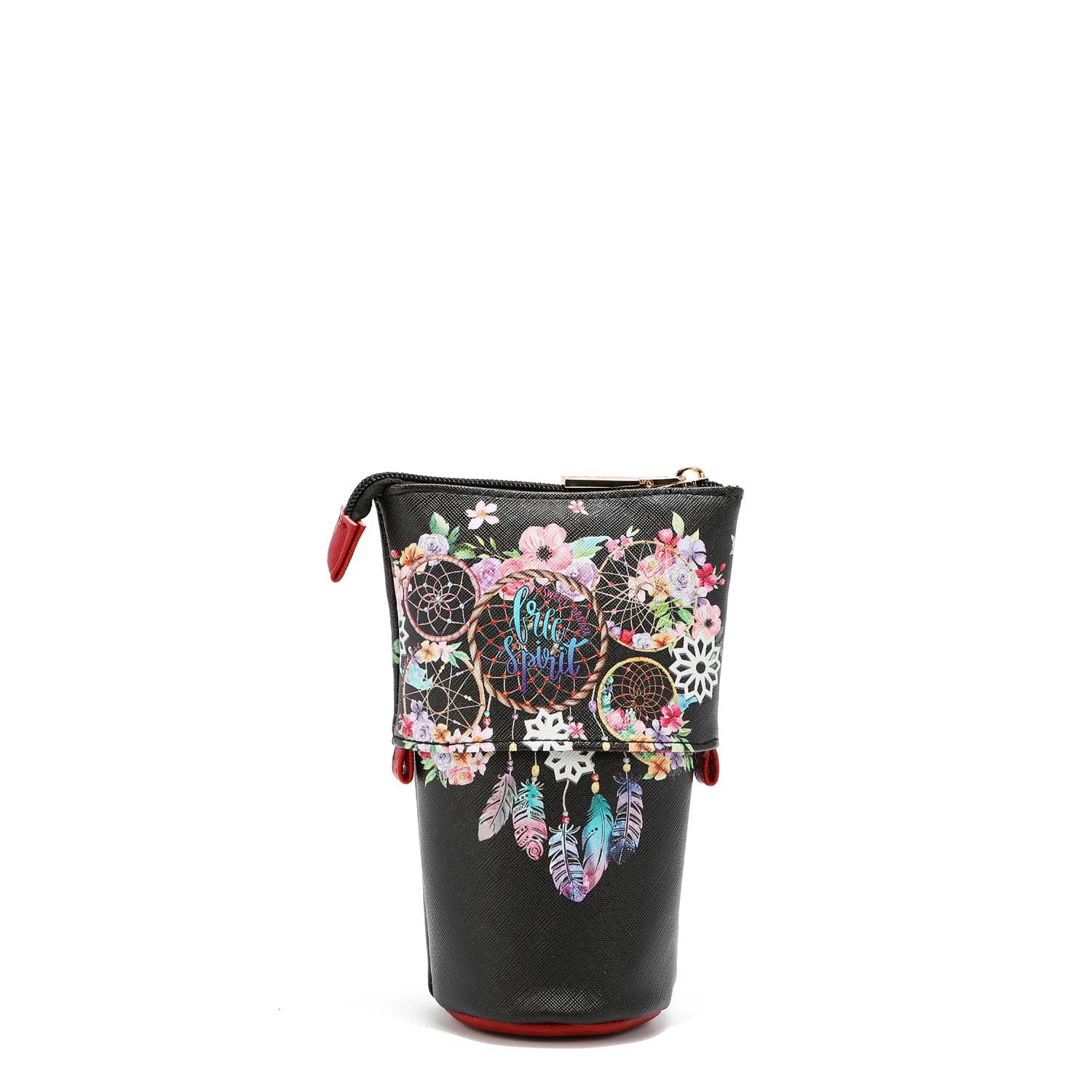 LAYERED MAKEUP BRUSH HOLDER