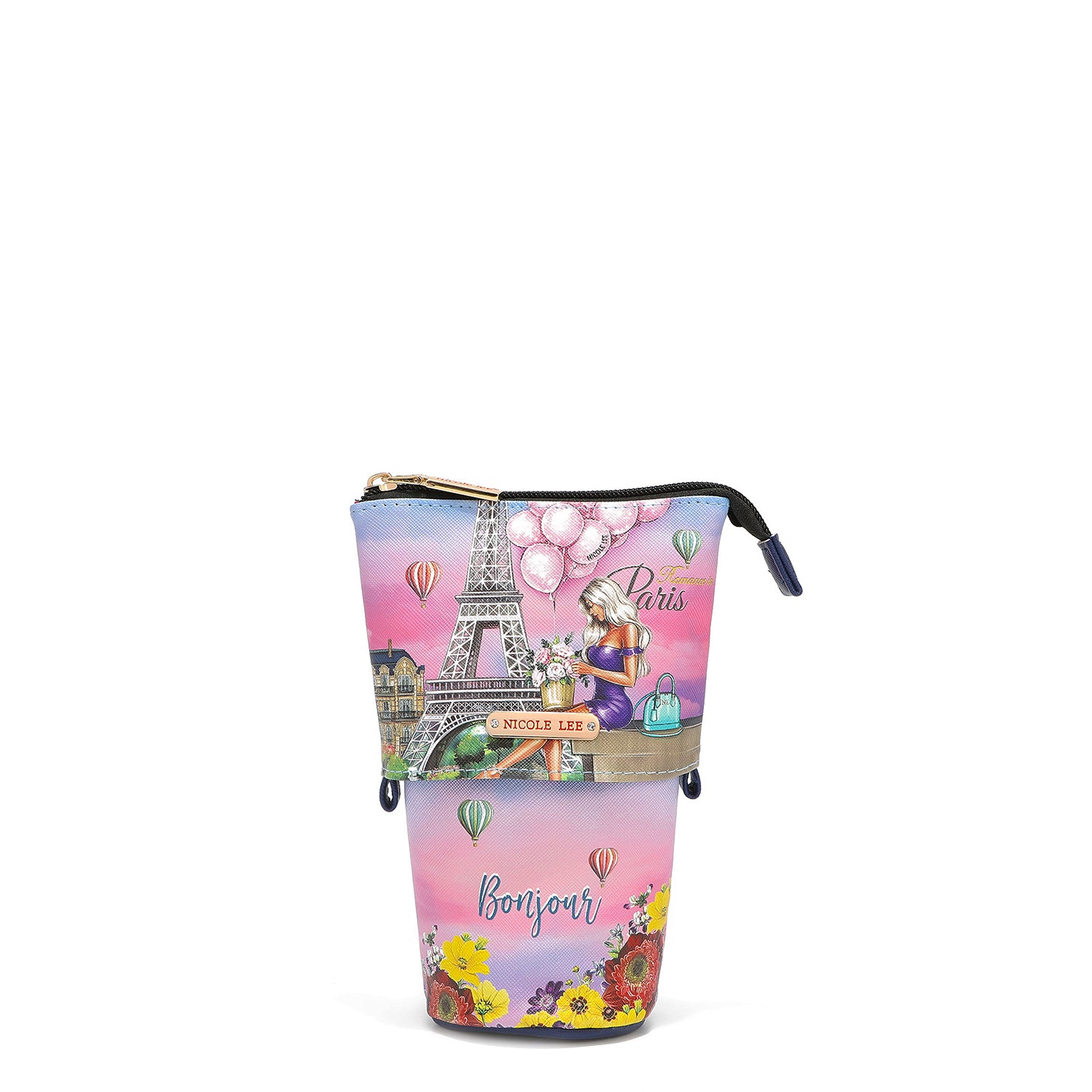 LAYERED MAKEUP BRUSH HOLDER