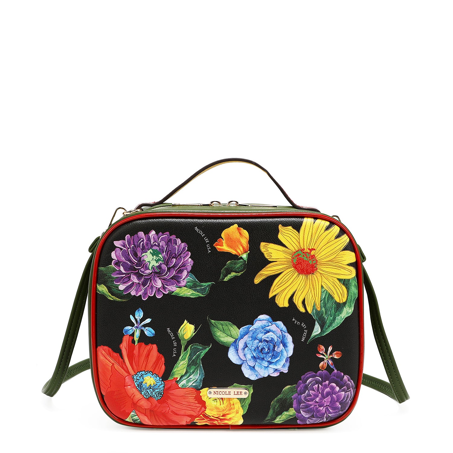 TRAVEL HANDBAG WITH POUCH SET