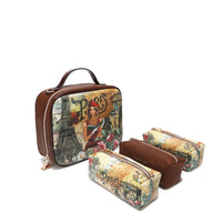 TRAVEL HANDBAG WITH POUCH SET