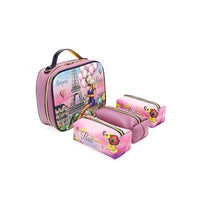 TRAVEL HANDBAG WITH POUCH SET