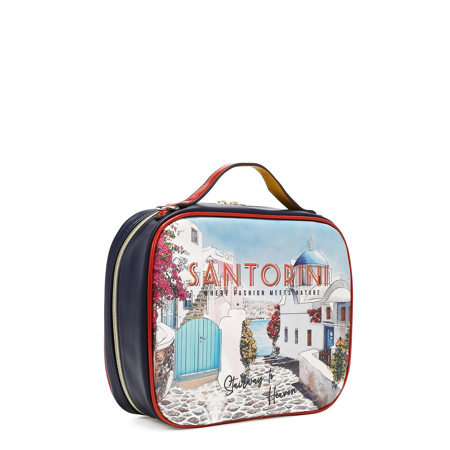 TRAVEL HANDBAG WITH POUCH SET