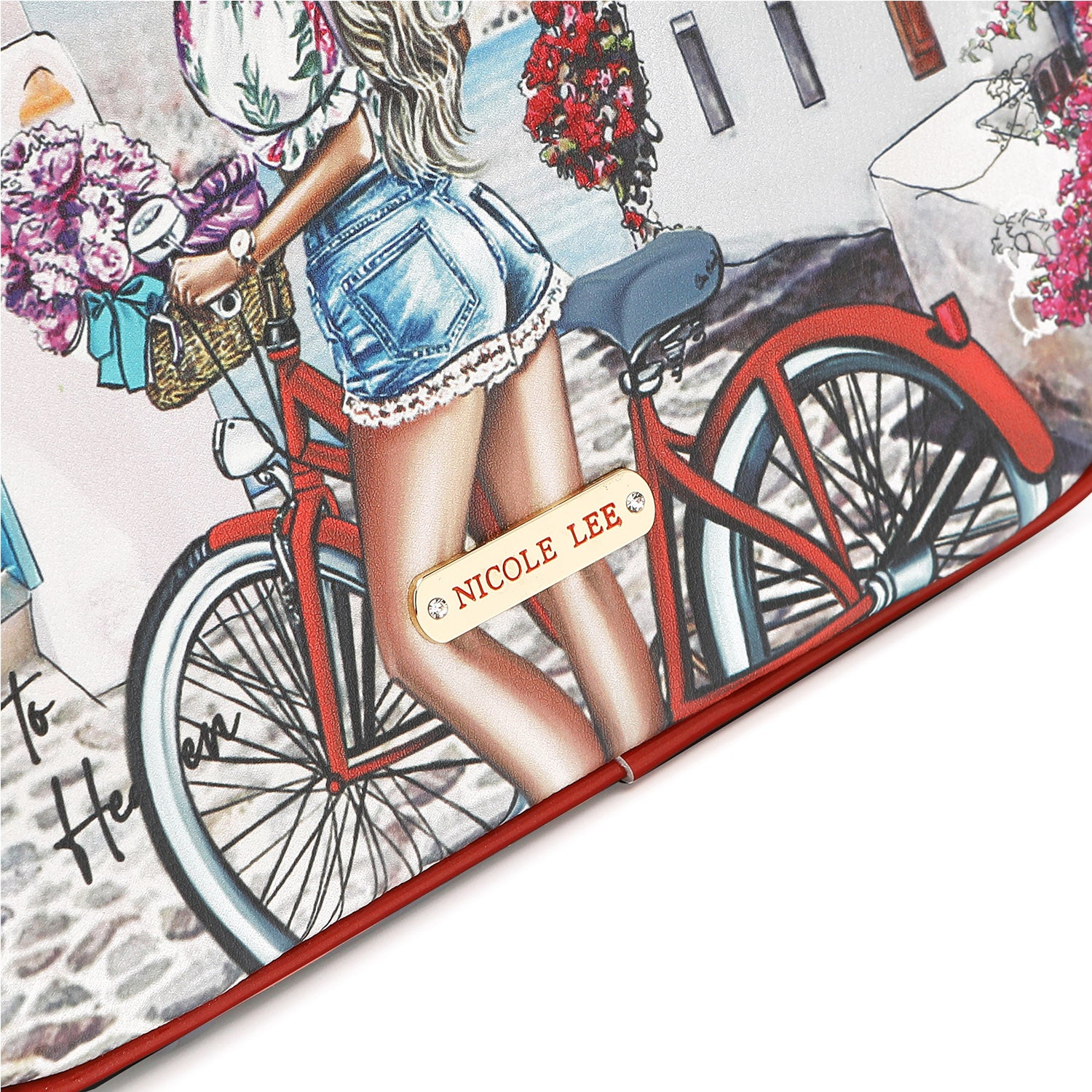 TRAVEL HANDBAG WITH POUCH SET