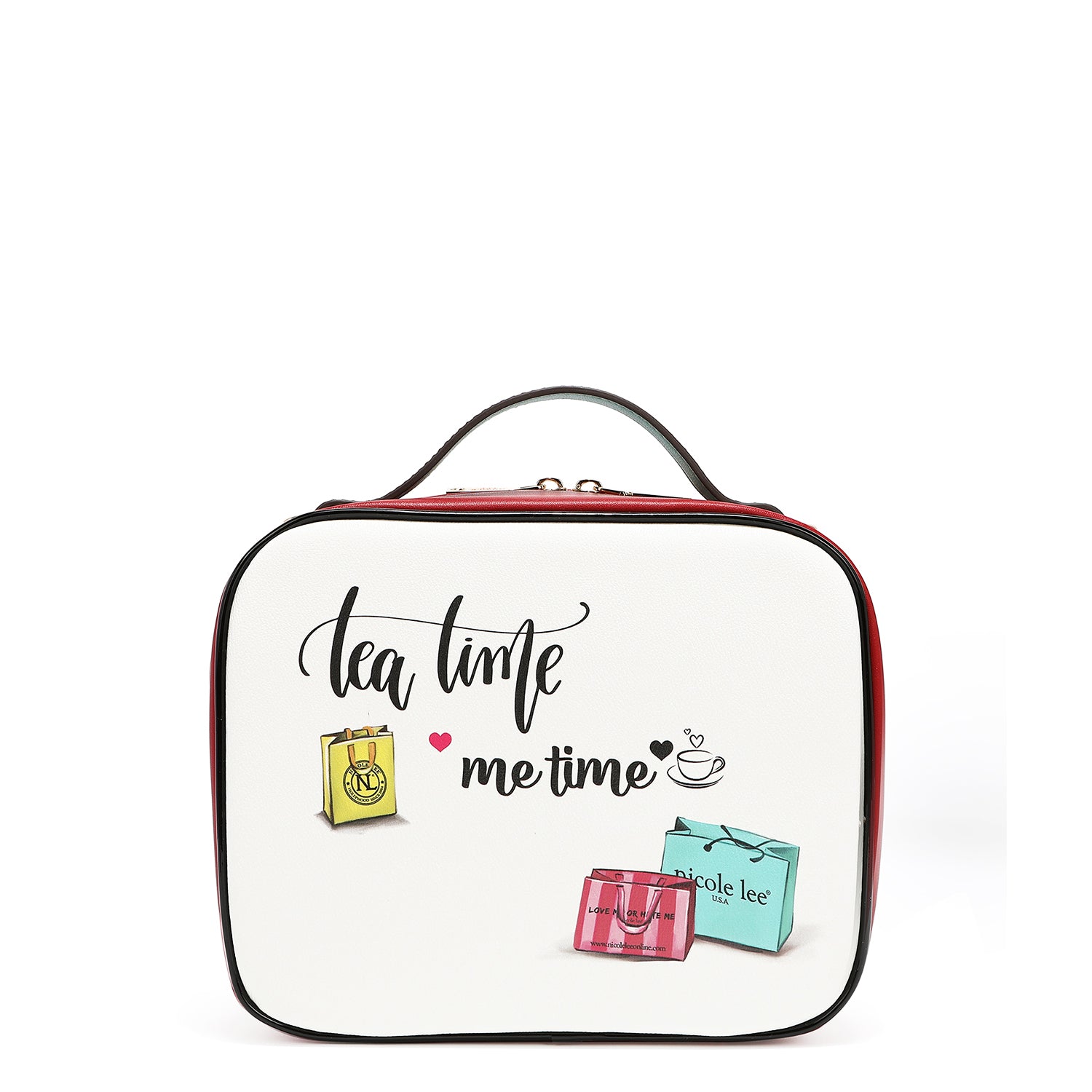 TRAVEL HANDBAG WITH POUCH SET