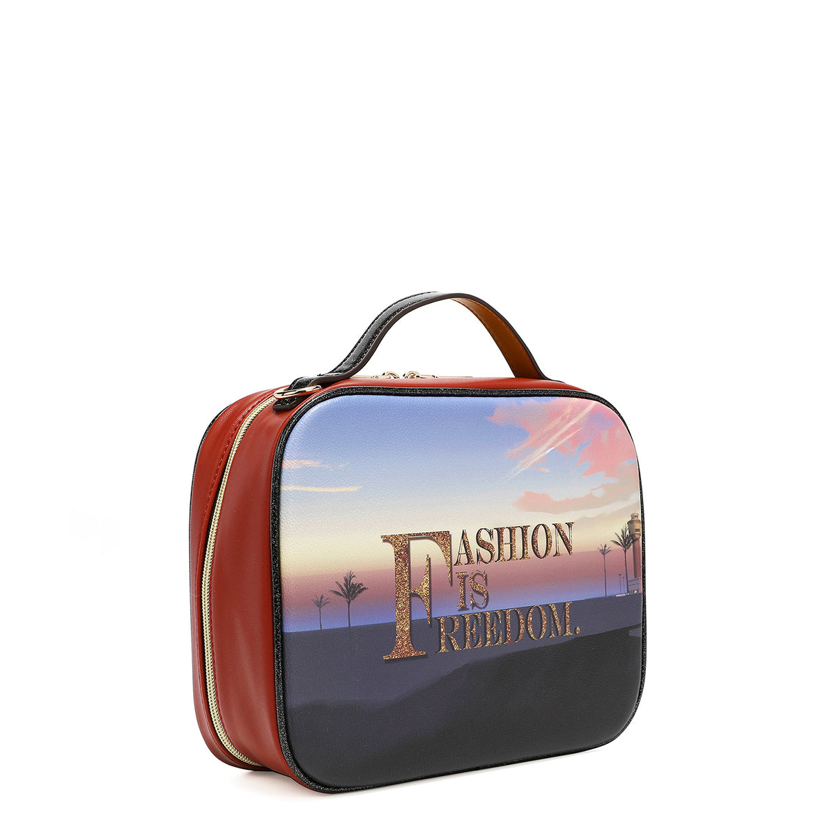 TRAVEL HANDBAG WITH POUCH SET