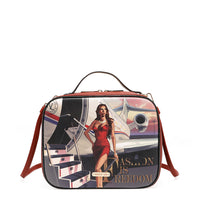 TRAVEL HANDBAG WITH POUCH SET