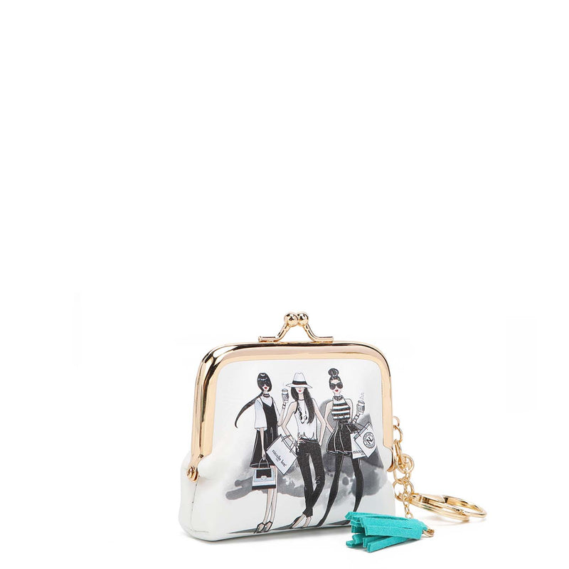 Wholesale Wholesale women brand designer mini coin purse keychain