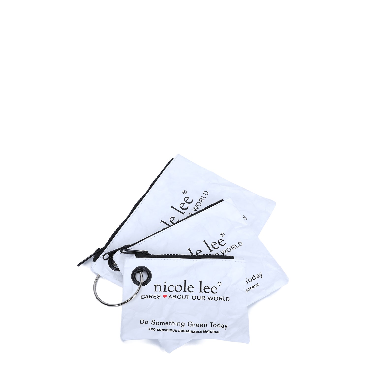 ECO RECYCLED 3 PIECE POUCH SET