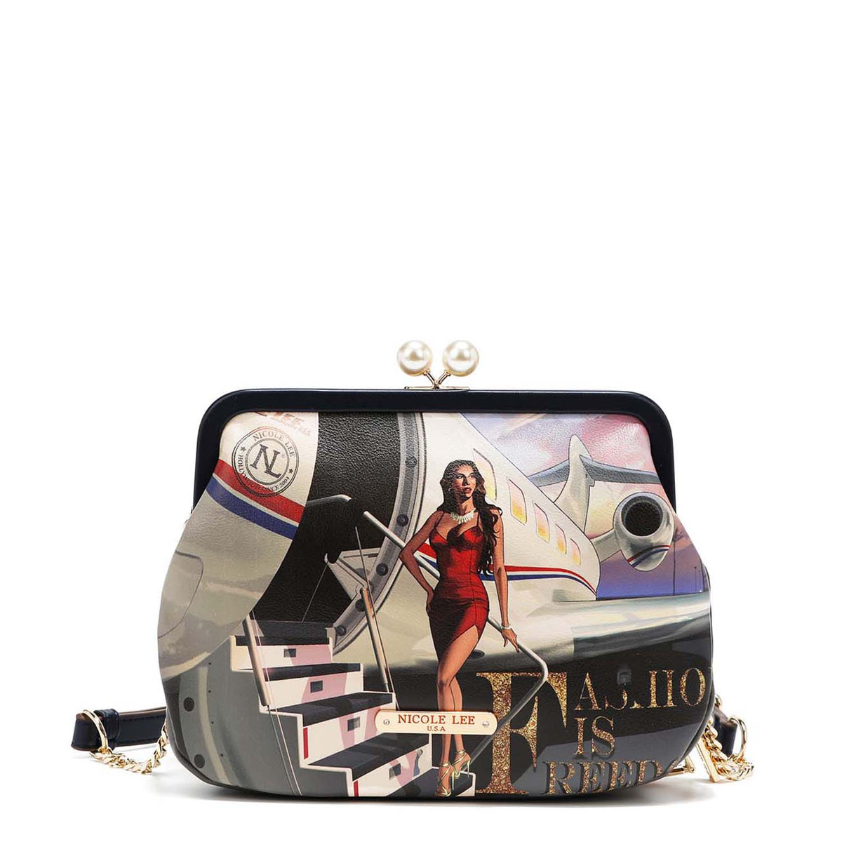 KISS LOCK MESSENGER CROSSBODY