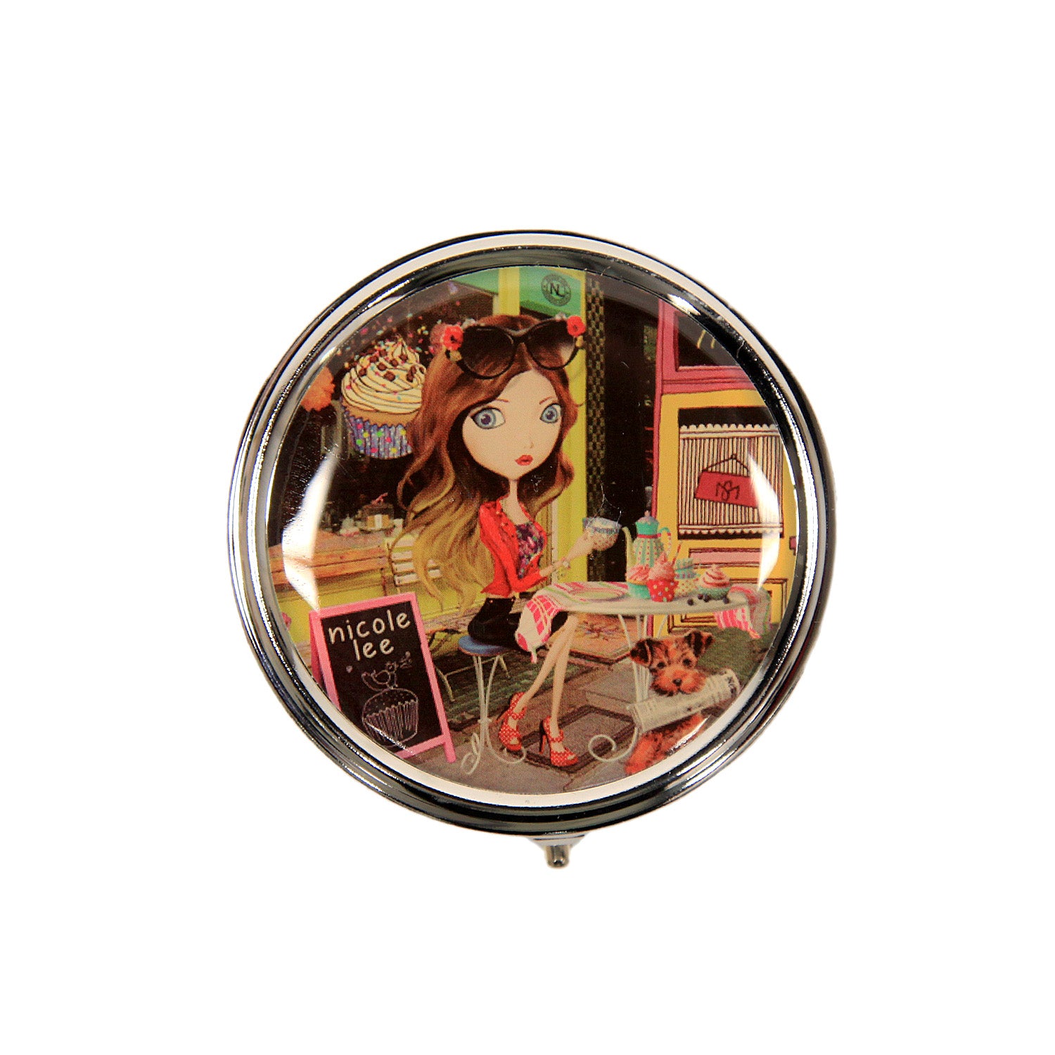 NL SIGNATURE ROUND PILL CASE (LARGE)