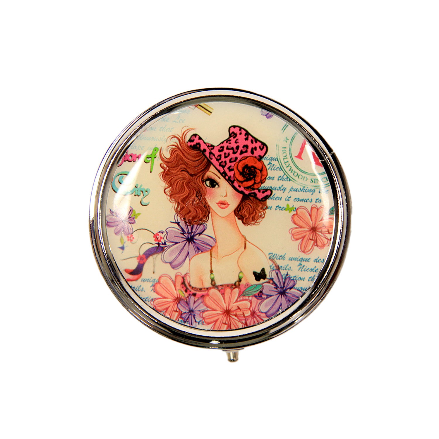 NL SIGNATURE ROUND PILL CASE (LARGE)