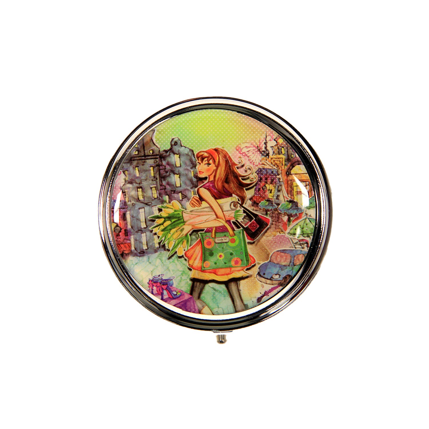 NL SIGNATURE ROUND PILL CASE (LARGE)