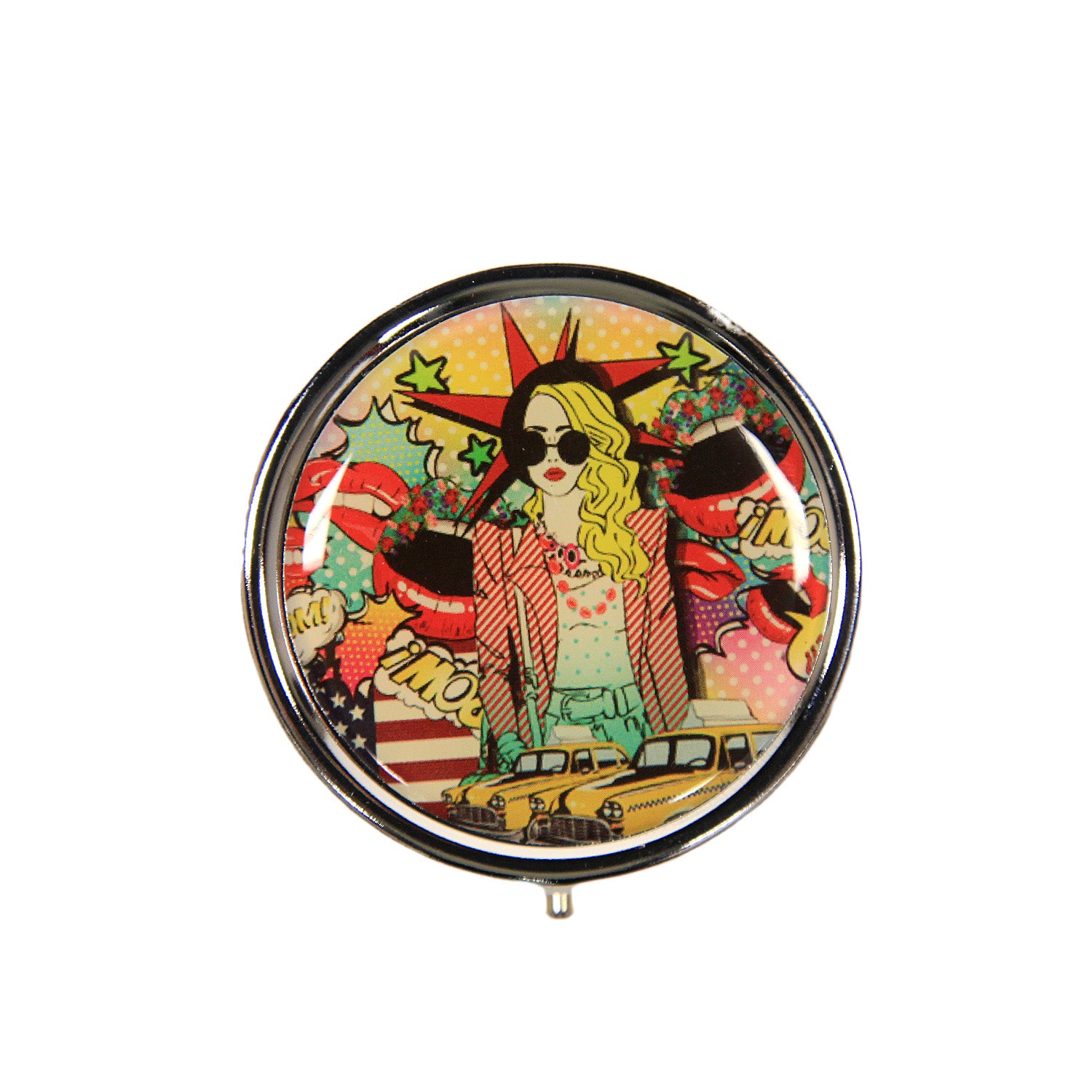 NL SIGNATURE ROUND PILL CASE