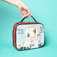 TRAVEL HANDBAG WITH POUCH SET